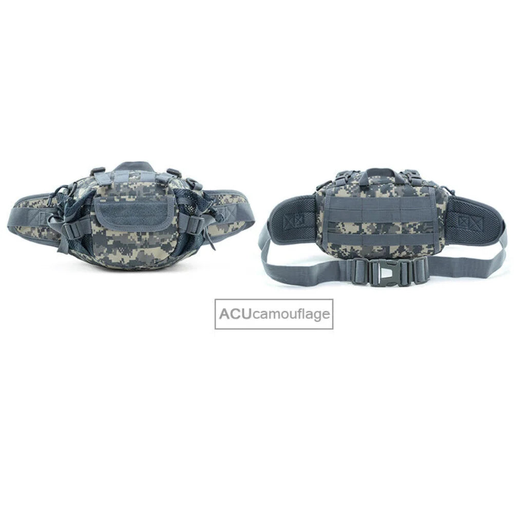 Mens Tactical Military Sling Chest Bag Crossbody Molle Shoulder Waist Belt Pack with Multiple Pockets Hunting Bag