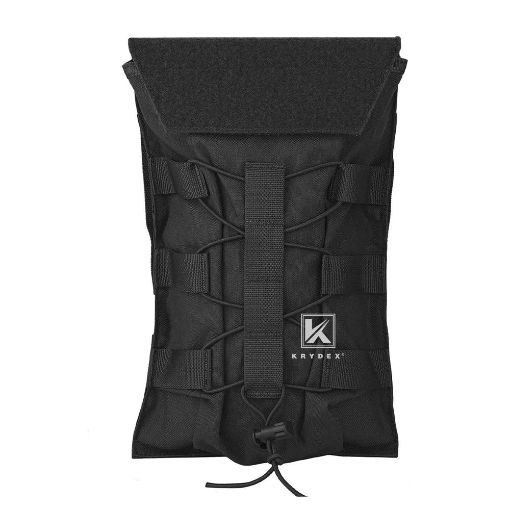 KRYDEX Tactical 50 oz Hydration Carrier MOLLE Pack Modular 1.5L Water Bladder Pouch Bag Hunting Airsoft Outdoor Accessories