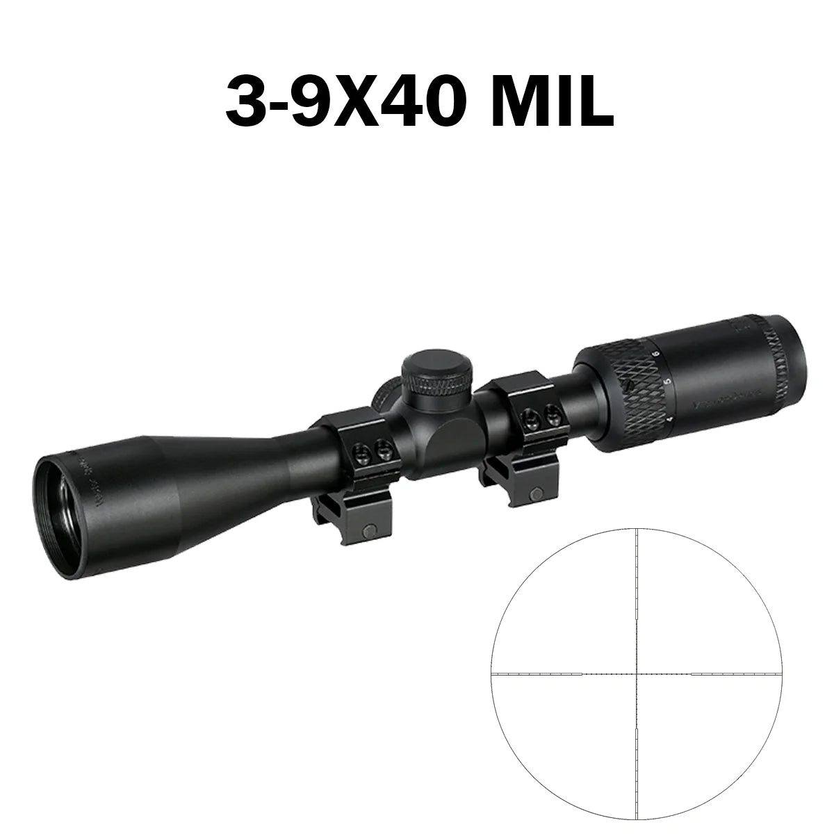 Vector Optics Matiz 1 inch SFP Riflescope 3x Zoom Factor With Edge-to-Edge Image&Wide Filed of View Fit Varmint Hunting Airgun