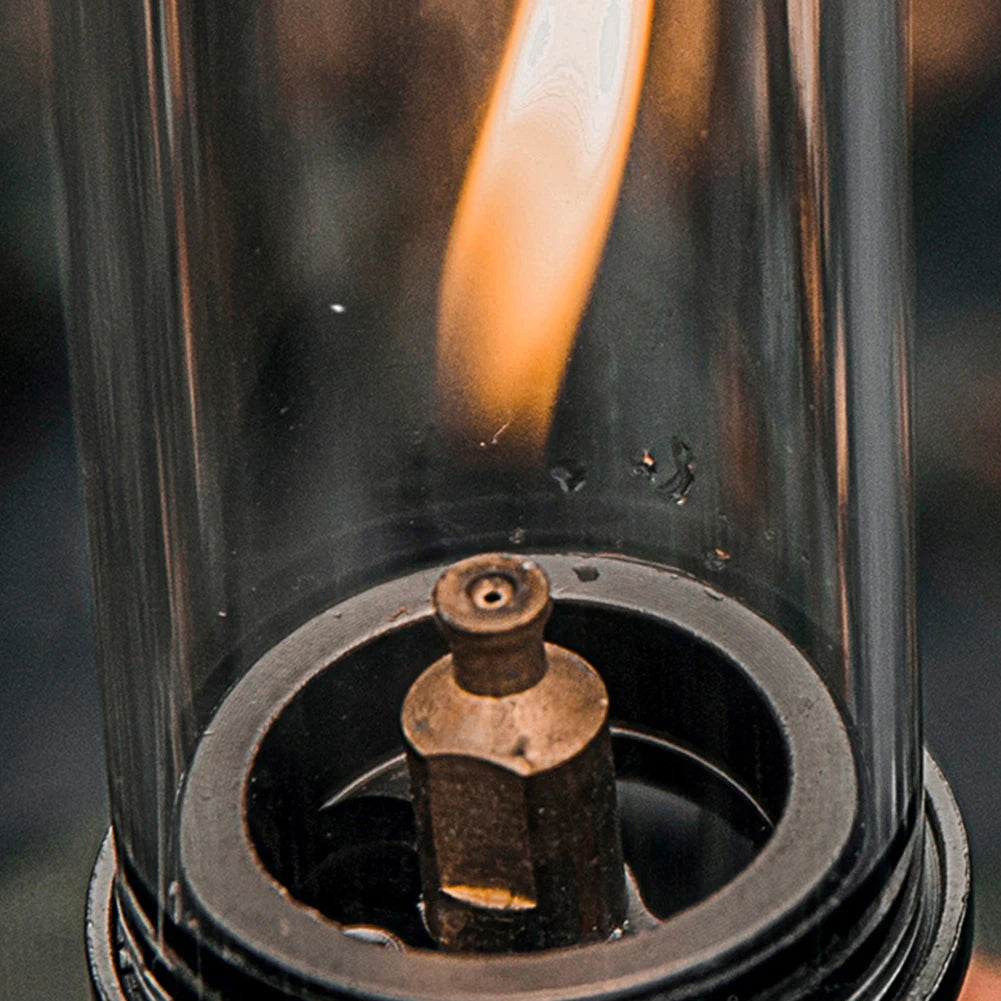 Camping Gas Lantern Butane Gas Light Lantern Multi-Function Gas Candle Light Metal Portable Tent Lantern for Camping Picnic