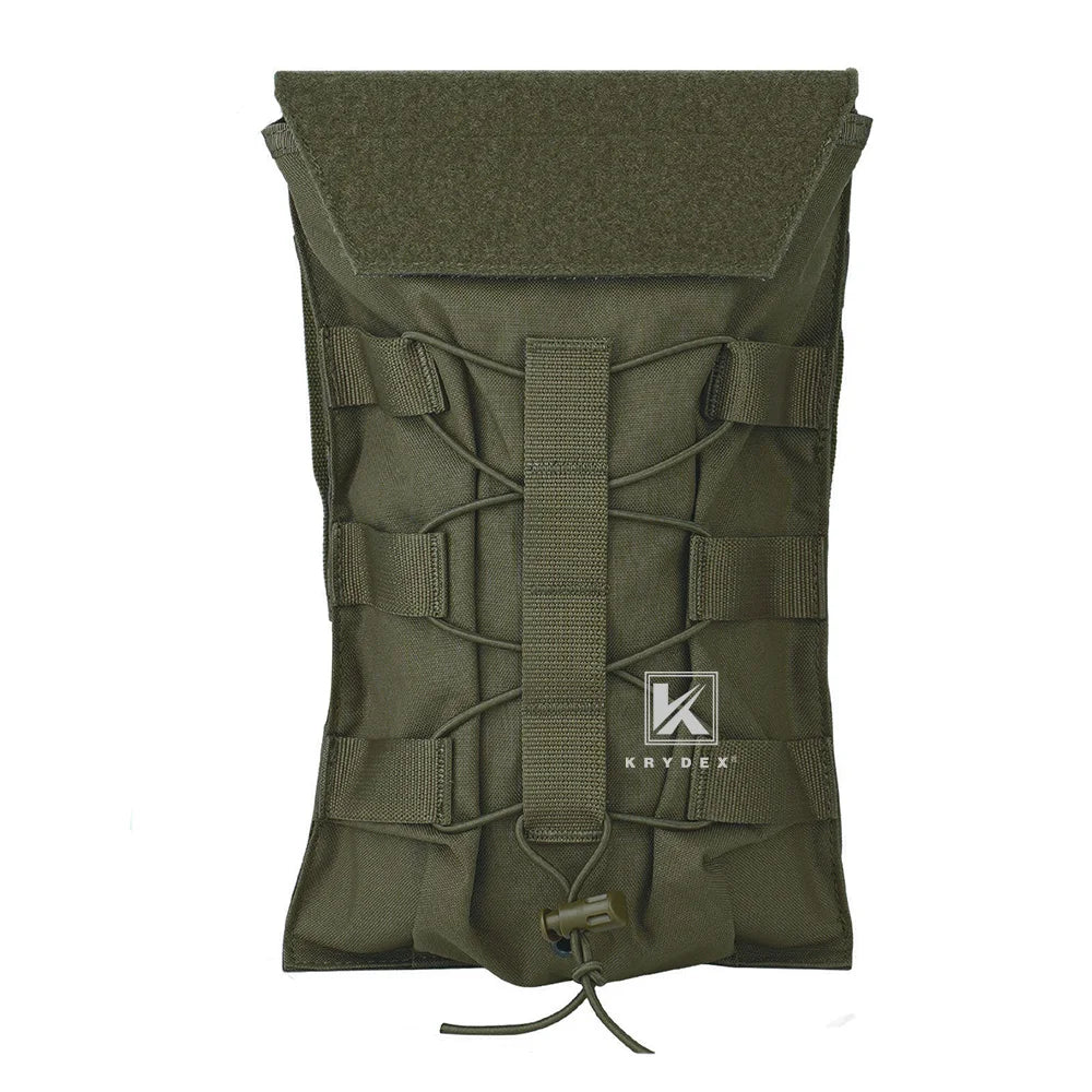 KRYDEX Tactical 50 oz Hydration Carrier MOLLE Pack Modular 1.5L Water Bladder Pouch Bag Hunting Airsoft Outdoor Accessories
