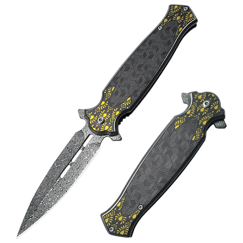 Lightweight tactical camping knife suitable for everyday carry, hunting, survival and self-defense