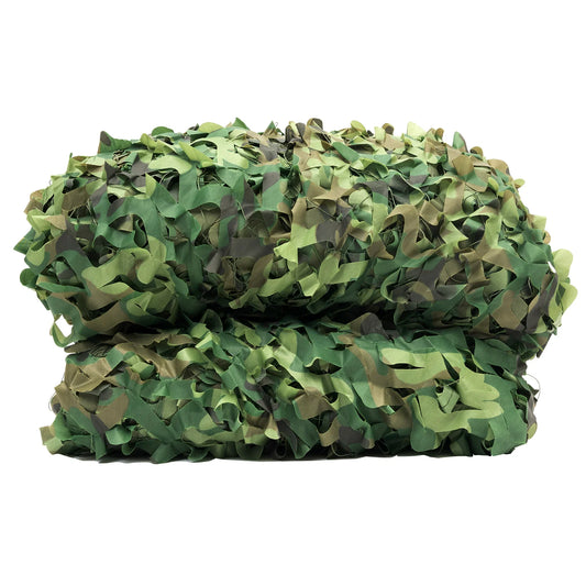 Camouflage Net, 7.9lbs Lightweight, Waterproof, Tear-Resistant for Military, Hunting, and Outdoor Activities