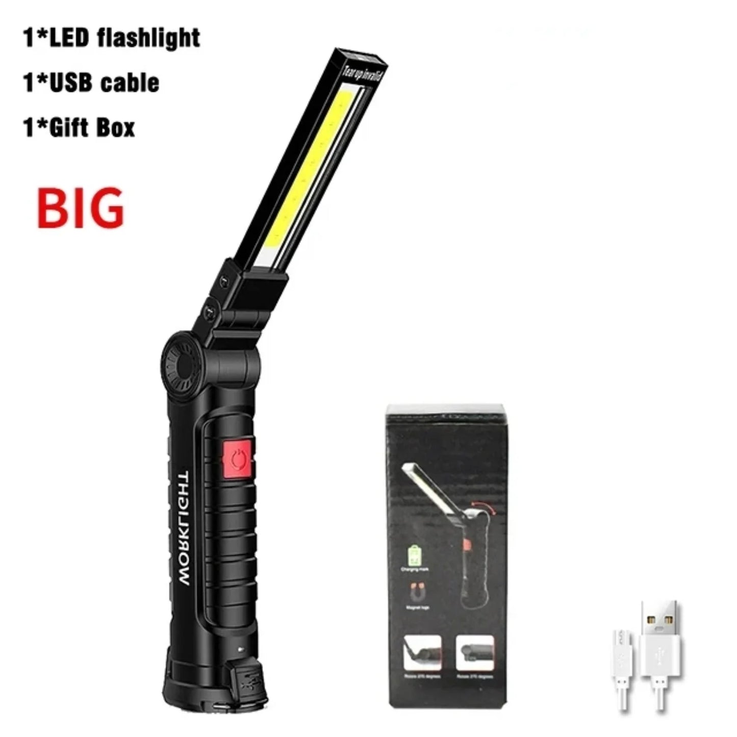 Camping Flashlight High Power  Portable Lighting Tools Outdoor Camping Lighting Tourism Fishery Flashlight Camping Supplies