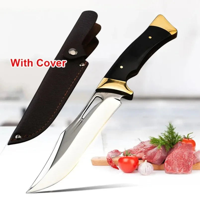 Stainless Steel Hand-forged Boning Knife Multifunctional Butcher Meat Cleaver Bone Kitchen BBQ Knife Chef Slicing Cooking Knife