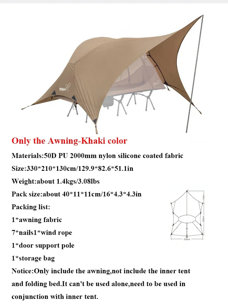 Vidalido Floating Island Tent Cot – Ultralight 1-Person Cot Tent Off-Ground Camping Tents with Mosquito Net & Waterproof Rainfly
