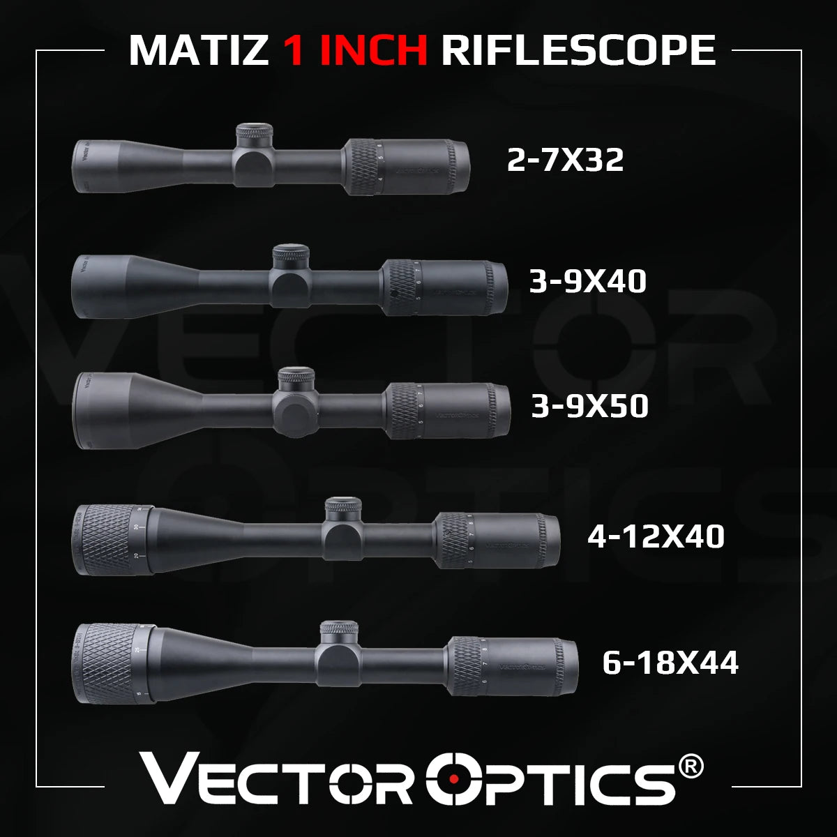 Vector Optics Matiz 1 inch SFP Riflescope 3x Zoom Factor With Edge-to-Edge Image&Wide Filed of View Fit Varmint Hunting Airgun
