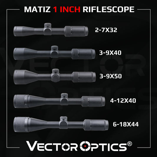 Vector Optics Matiz 1 inch SFP Riflescope 3x Zoom Factor With Edge-to-Edge Image&Wide Filed of View Fit Varmint Hunting Airgun
