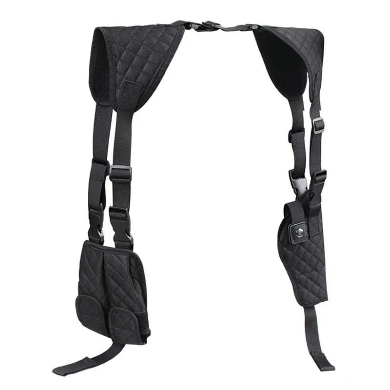 Tactical Concealed Holsters Hidden Double Magazine Gun Pouches Underarm Stealth Pistol Holster Shooting Hunting Accessories