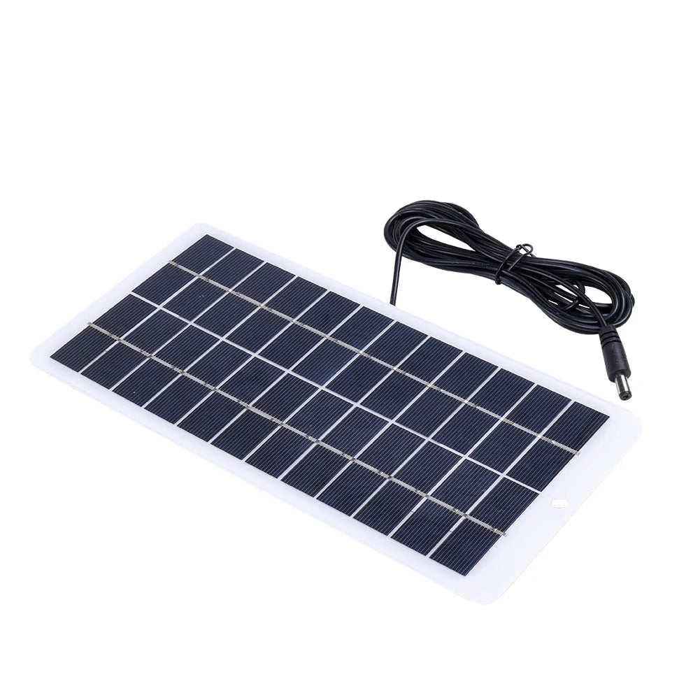 10W Mini Solar Panel 12V polycrystalline silicon Solar Cell Board for Battery Charger Home Outdoor Lamp Pump + 3 meter Cable