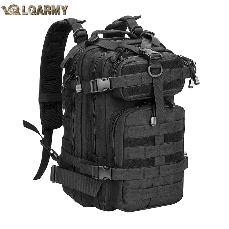 LQARMY 30L Men Backpacks 1000D Nylon Waterproof Backpack Outdoor Tactical Backpacks Camping Hunting Backpacks Bag