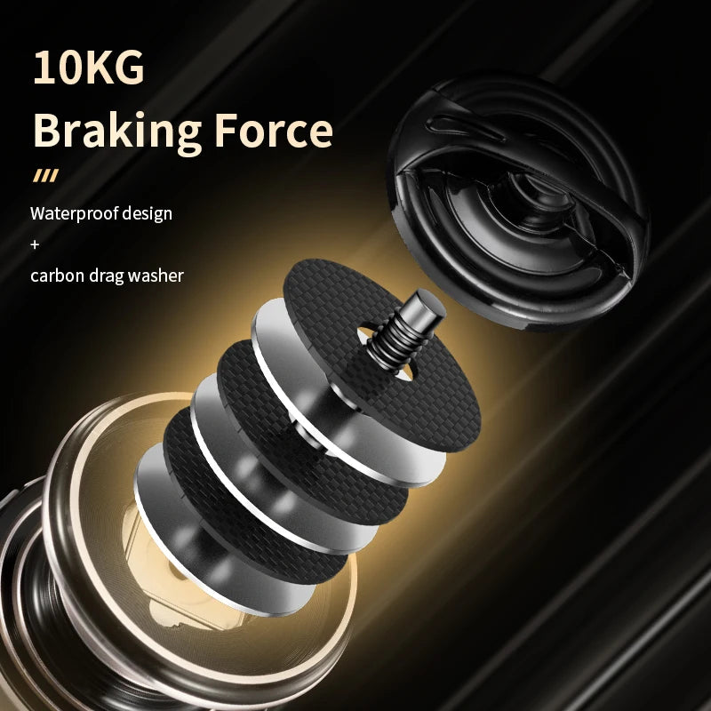 MG Spinning Reels Ultralight Metal 5.2:1 Gear Ratio 1000-7000 Saltwater or Freshwater 10kg Max Drag Fishing reels