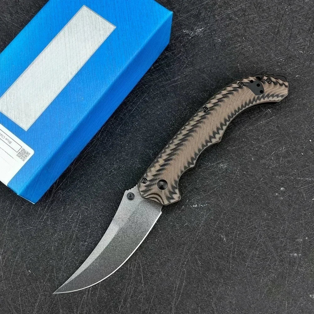 High Quality Folding Knife G10 Handle D2 Steel Blade EDC Survival Tool Outdoor Portable Camping Knife Gift