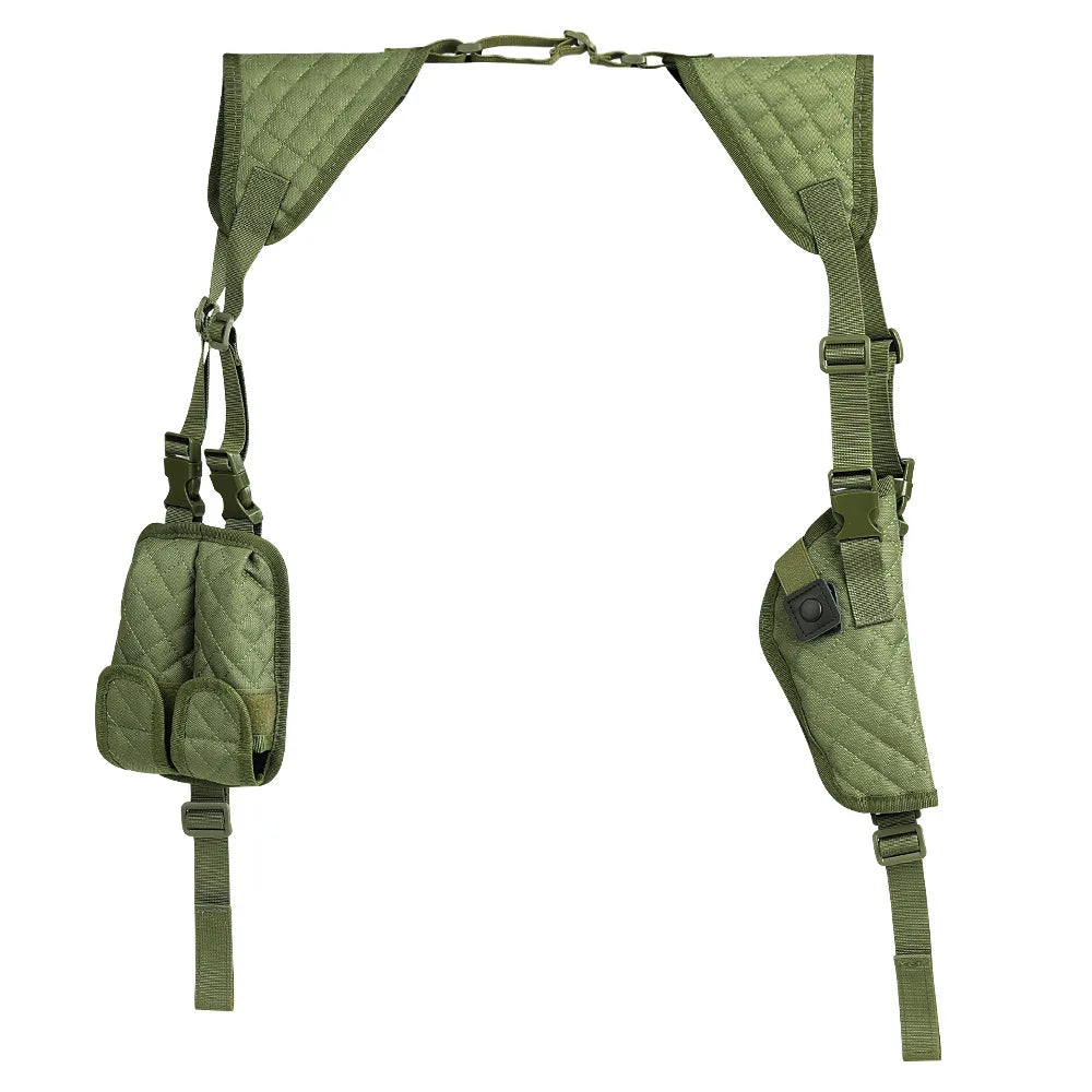 Tactical Concealed Holsters Hidden Double Magazine Gun Pouches Underarm Stealth Pistol Holster Shooting Hunting Accessories