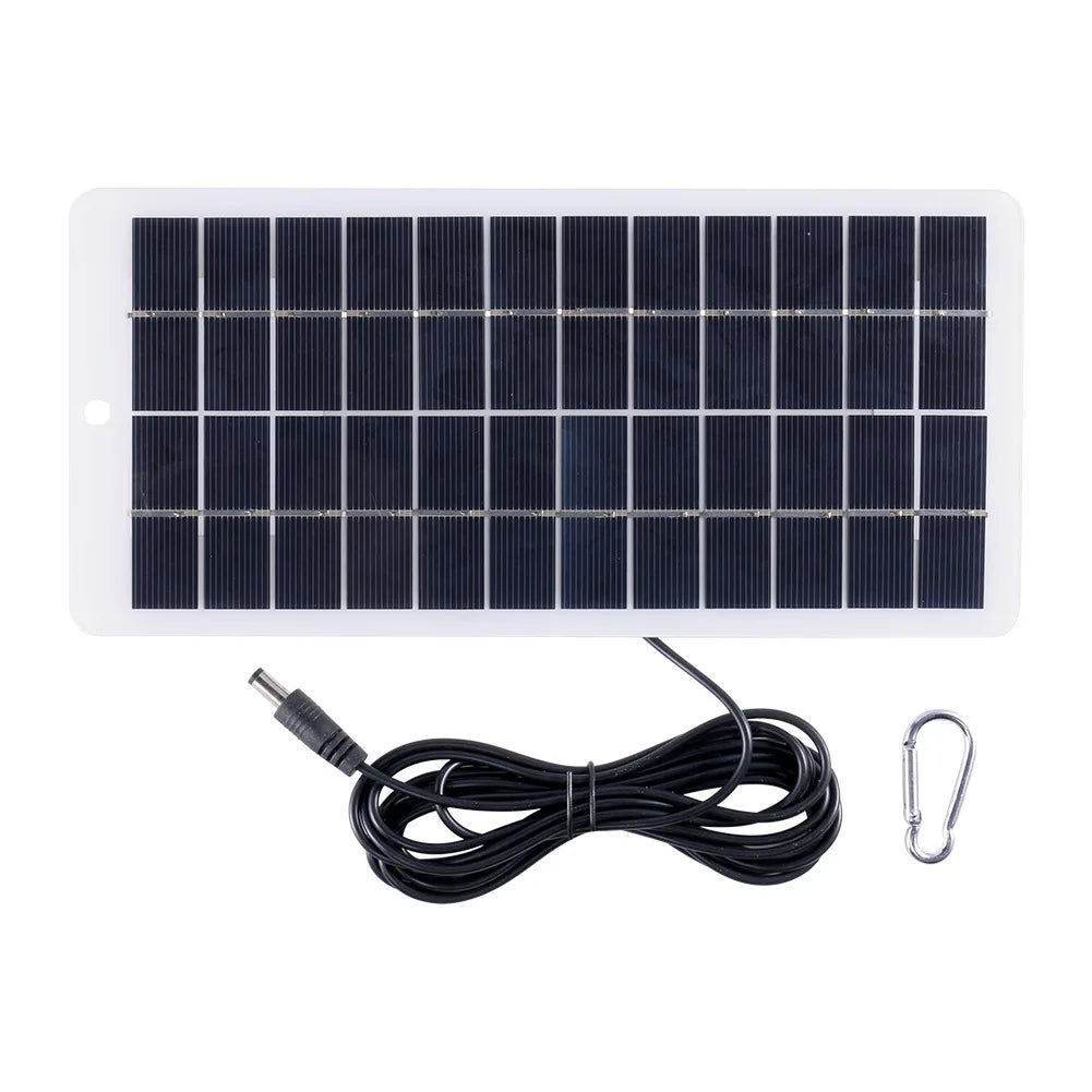 10W Mini Solar Panel 12V polycrystalline silicon Solar Cell Board for Battery Charger Home Outdoor Lamp Pump + 3 meter Cable