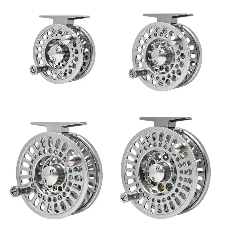 Fly Fishing Reel Aluminum Alloy Fly Fishing Reel Fly Reel Spinnings Reels Fishing 1/2 3/4 5/6 7/8 WT Fly Reels Fishing Accessory