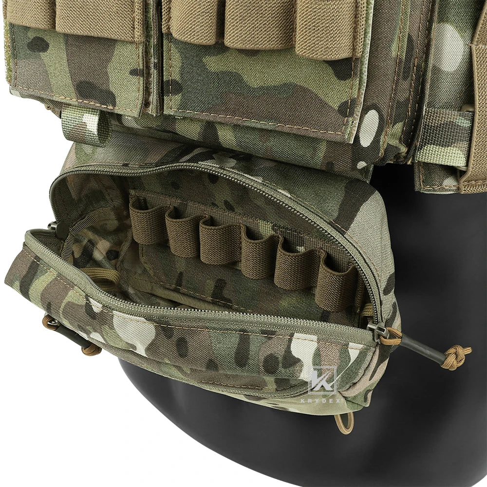 KRYDEX Tactical MK3 MK4 Chest Rig Micro Fight Chassis Modular Vest With 5.56 7.62 M4 AK Magazine Pouch Sack Pouch Hunting Gear