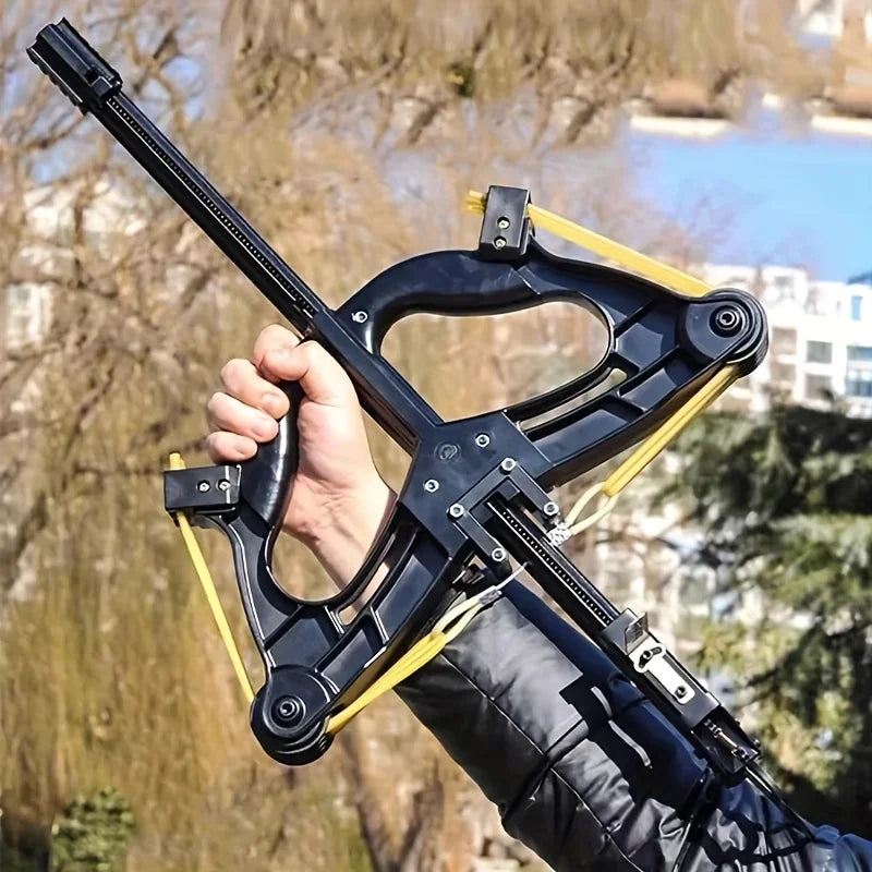 60LBS 40 Series Compound Bow Multi Strand Rubber Band Pulley Bow Outdoor Hunting And Shooting Slingshot Tools