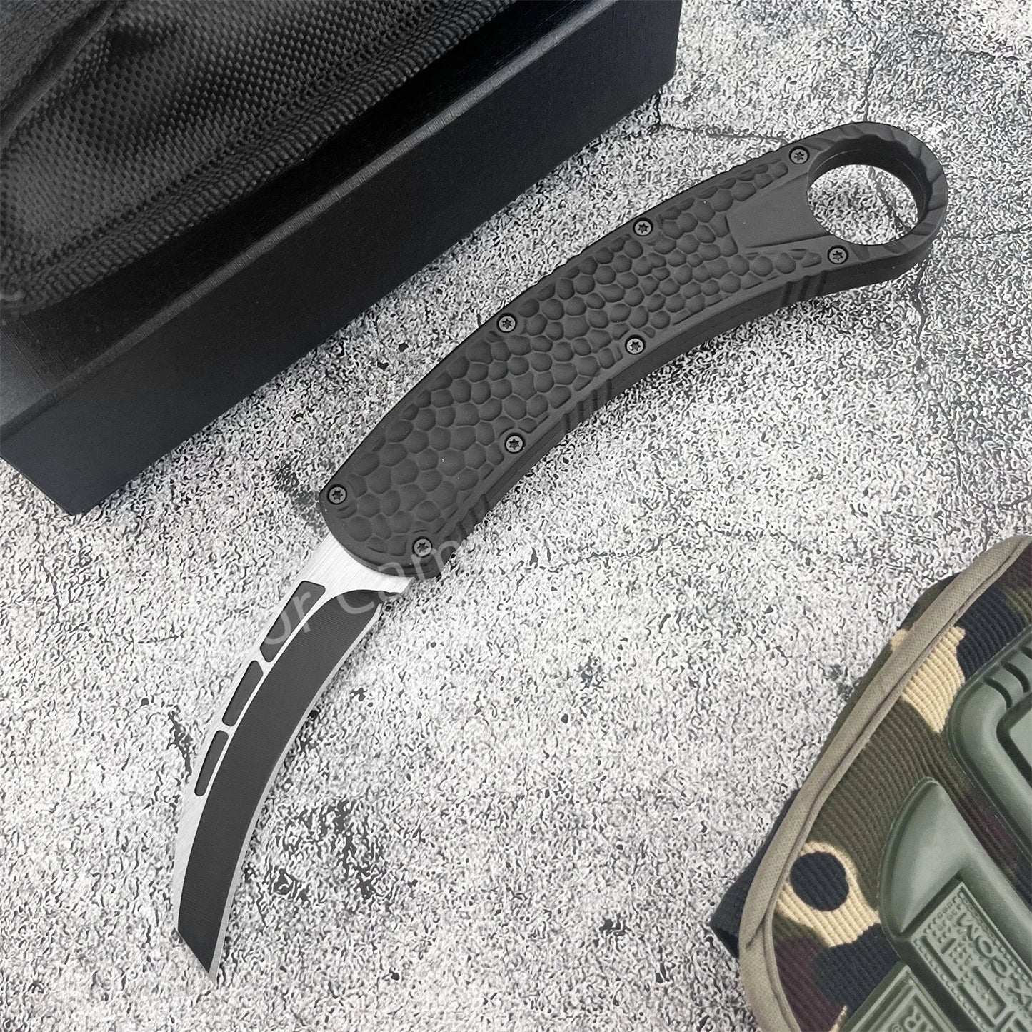 High Quality Pocket Knife 440C Steel Blade Zinc Alloy Handle EDC Outdoor Camping Knife Survival Hunting Cutting Tools