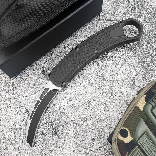 High Quality Pocket Knife 440C Steel Blade Zinc Alloy Handle EDC Outdoor Camping Knife Survival Hunting Cutting Tools