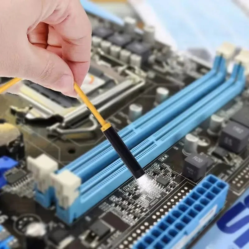 HD Dual Lens Endoscope Camera for iPhone HUAWEI XIAOMI PC Borescope Inspection Mini Camera Light 3 IN 1 Port or Lightning Port