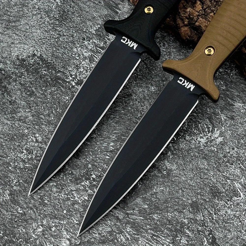 MKC V24 Multi-fuctional Fixed Blade Knife G10 Handle 9Cr13Mov Blade with Sheath Outdoor Underbrush Climbing Hunting Durable Tool