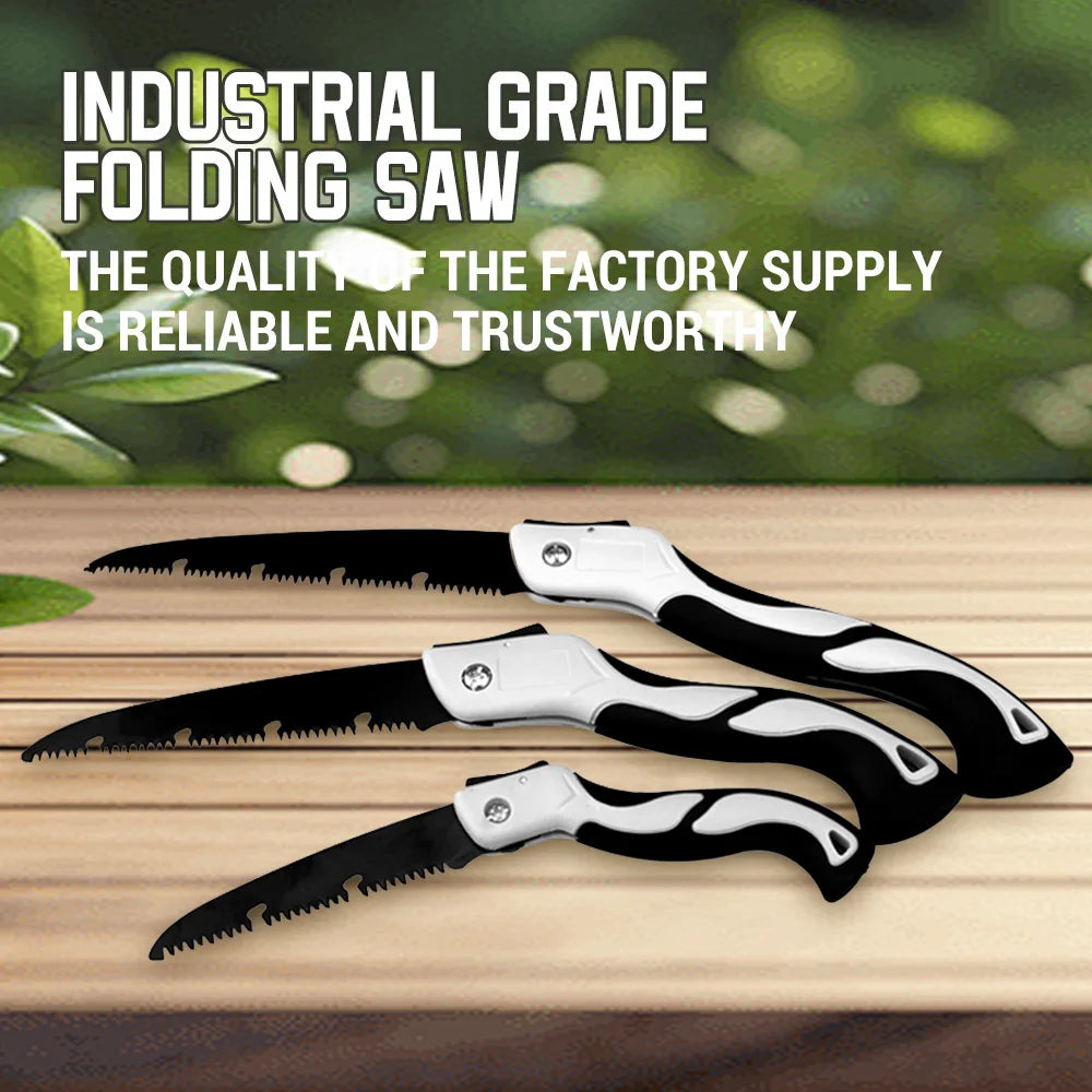 AIRAJ 9.4 inch Folding Saw,Pruning Saws with SK5 Steel Teeth, Handsaws for Camping, Gardening, Carpentry Camping Saw Portable.