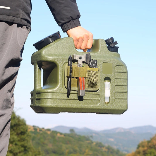 13L Water Storage Container Leak-Proof Portable Water Tank Large Capacity Drinking Water Bucket for Vehicle Car Camping
