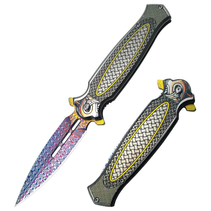 Lightweight tactical camping knife suitable for everyday carry, hunting, survival and self-defense