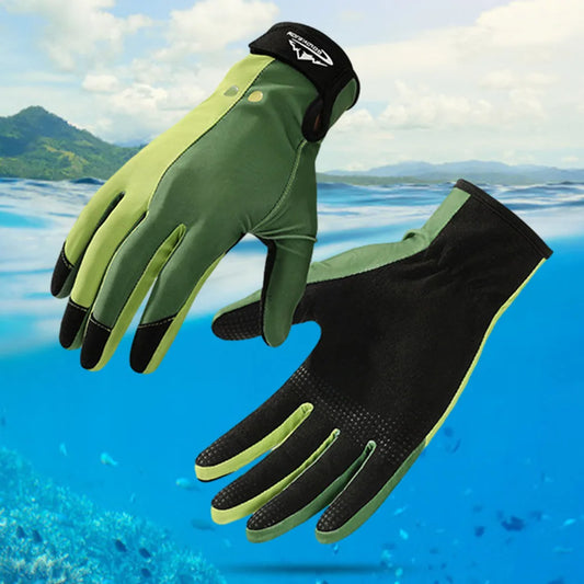Scuba Snorkeling Gloves Portable Paddling Surfing Gloves Lightweight Elastic Anti-scratch Comfortable Water Sports Equipment