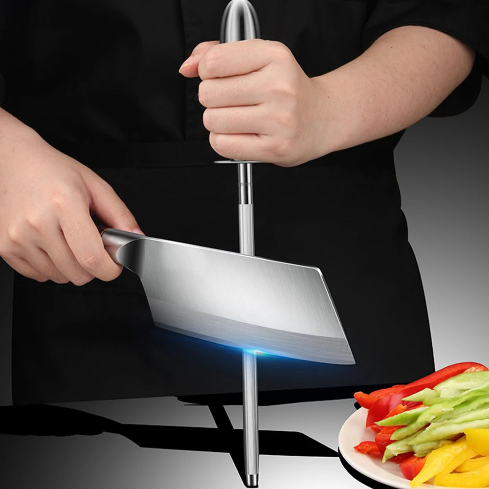 XITUO Japan 12 in.Diamond Carbon Steel Professional Knife Sharpener Rod | Kitchen, Home or Hunting | Master Chef, Hunter or Home