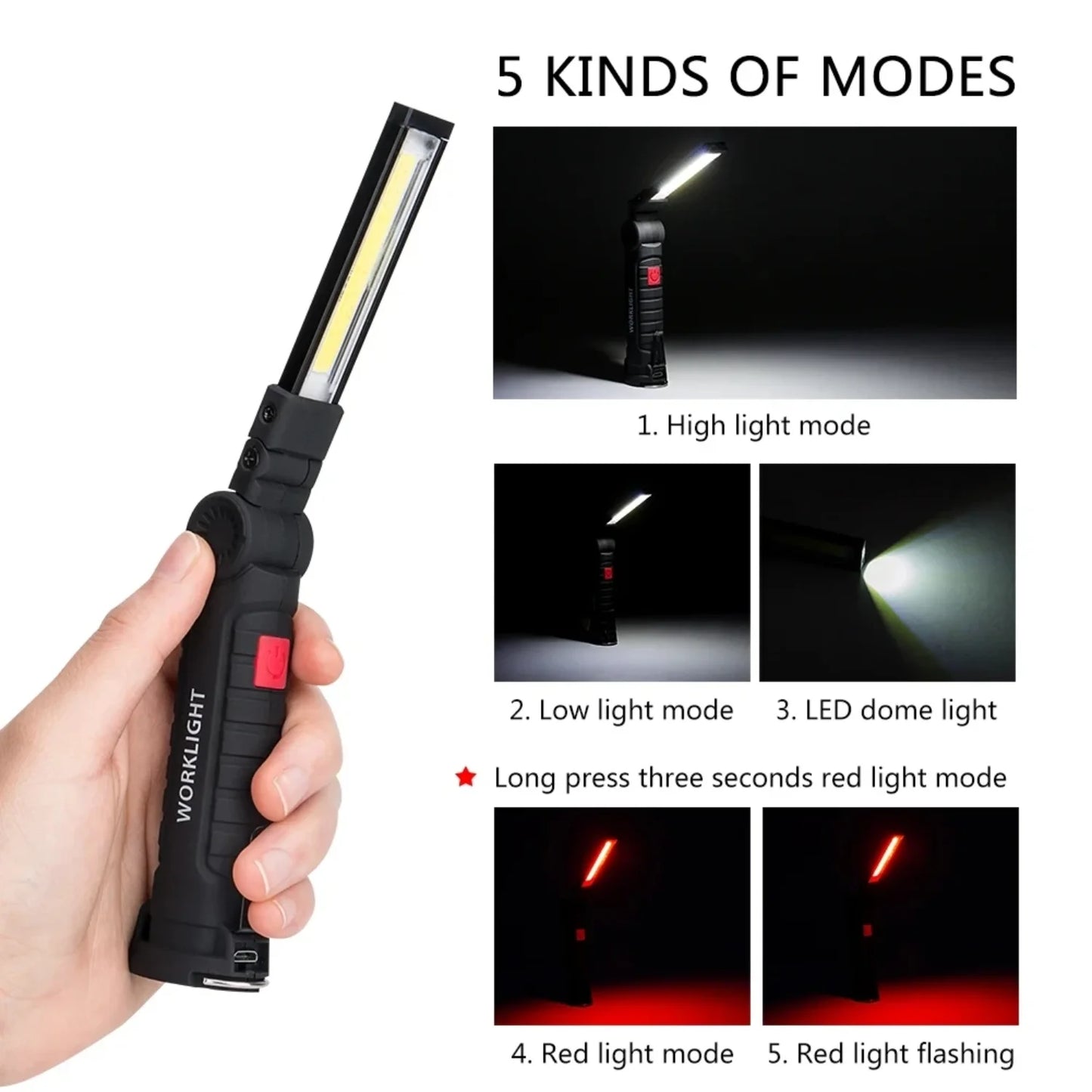 Camping Flashlight High Power  Portable Lighting Tools Outdoor Camping Lighting Tourism Fishery Flashlight Camping Supplies