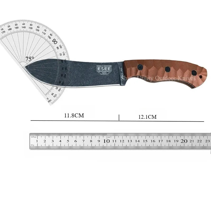 ESEE JG5 Fixed Blade Straight Knife G10 Handle Wilderness Adventure Cutting High Hardness Tactical Hunting Knives  Men's Gift