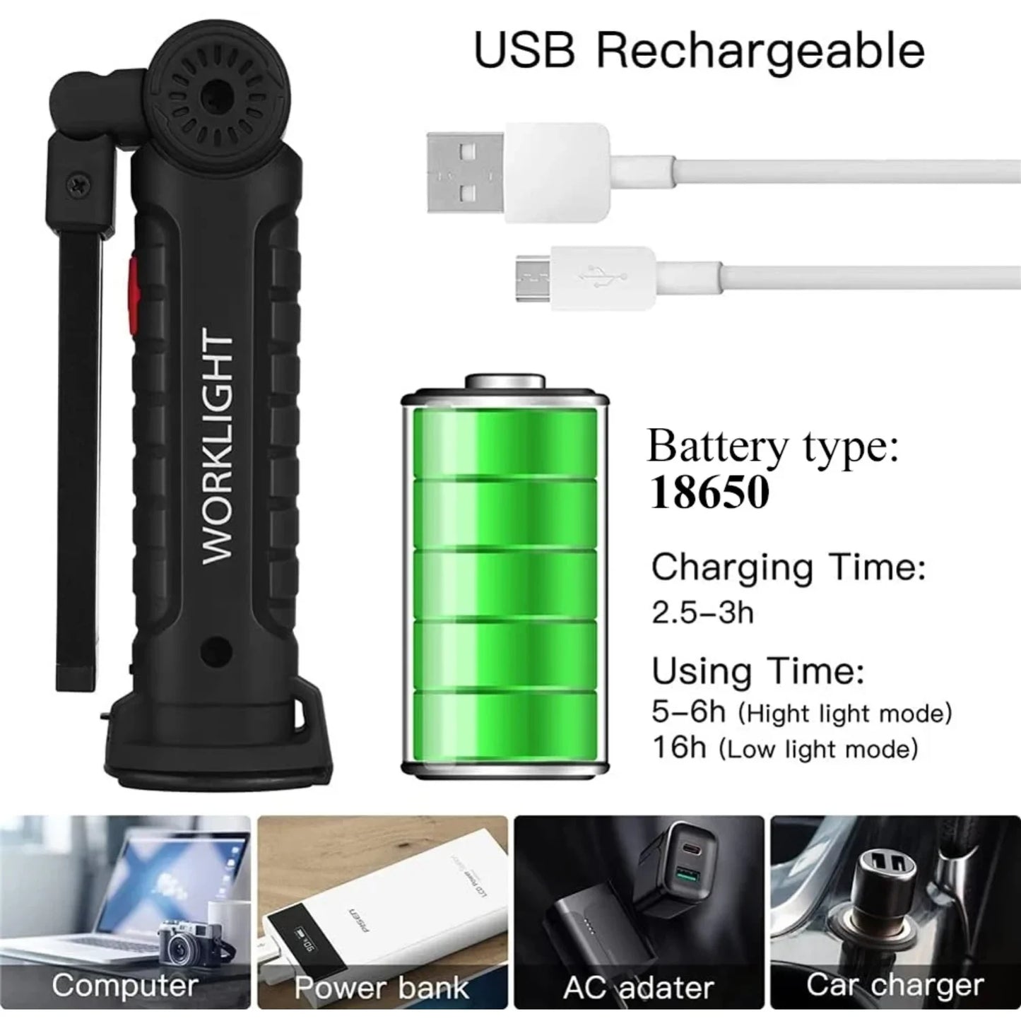 Camping Flashlight High Power  Portable Lighting Tools Outdoor Camping Lighting Tourism Fishery Flashlight Camping Supplies