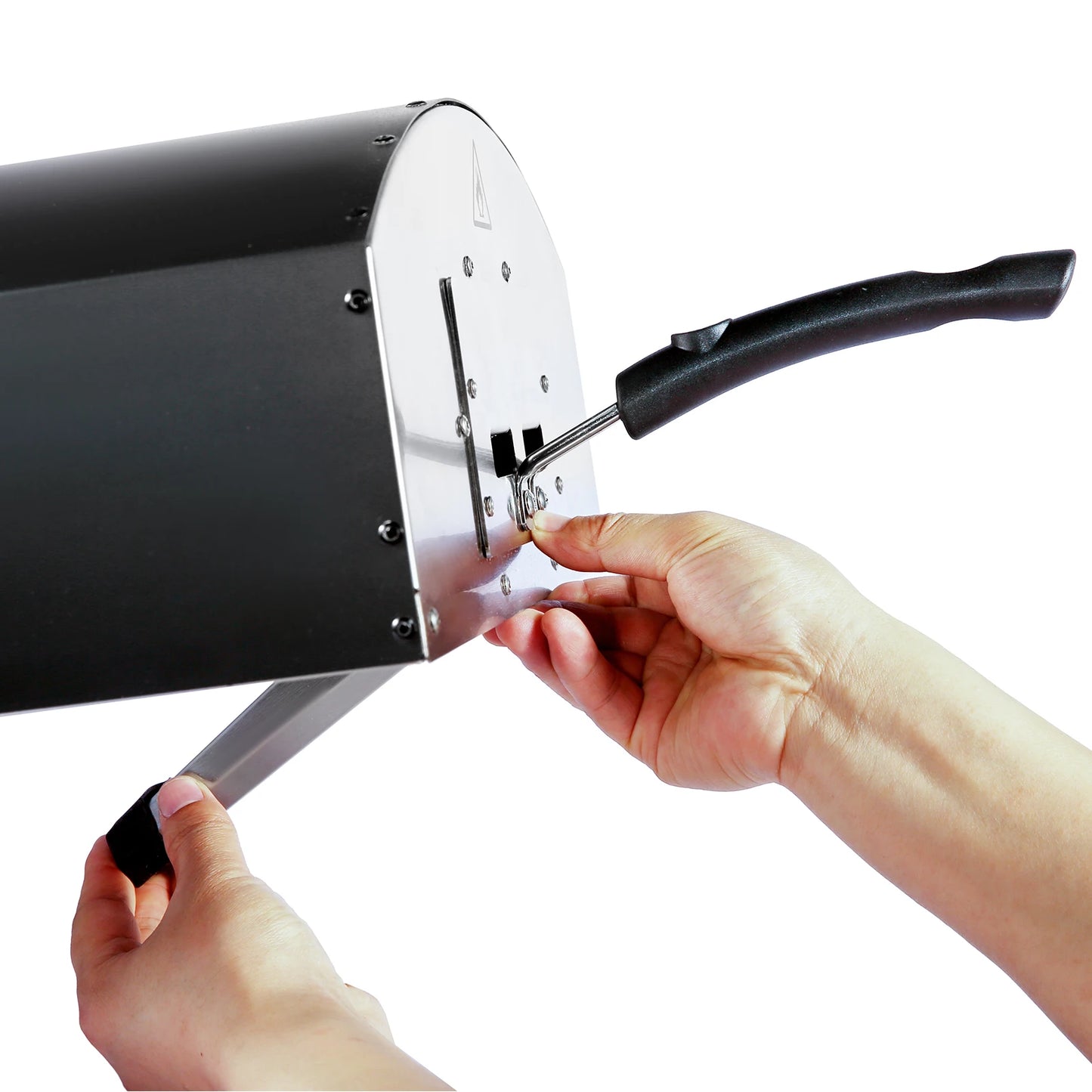 Succebuy 12inch Outdoor Oven Charcoal Fired Maker Portable Outside Stainless Steel Grill&Pizza Waterproof for Backyard Camping