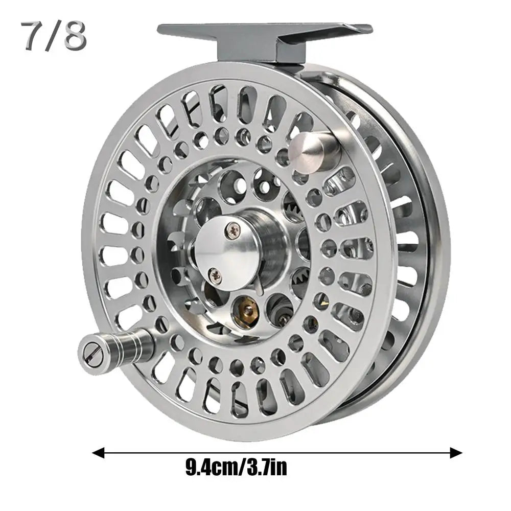 Fly Fishing Reel Aluminum Alloy Fly Fishing Reel Fly Reel Spinnings Reels Fishing 1/2 3/4 5/6 7/8 WT Fly Reels Fishing Accessory