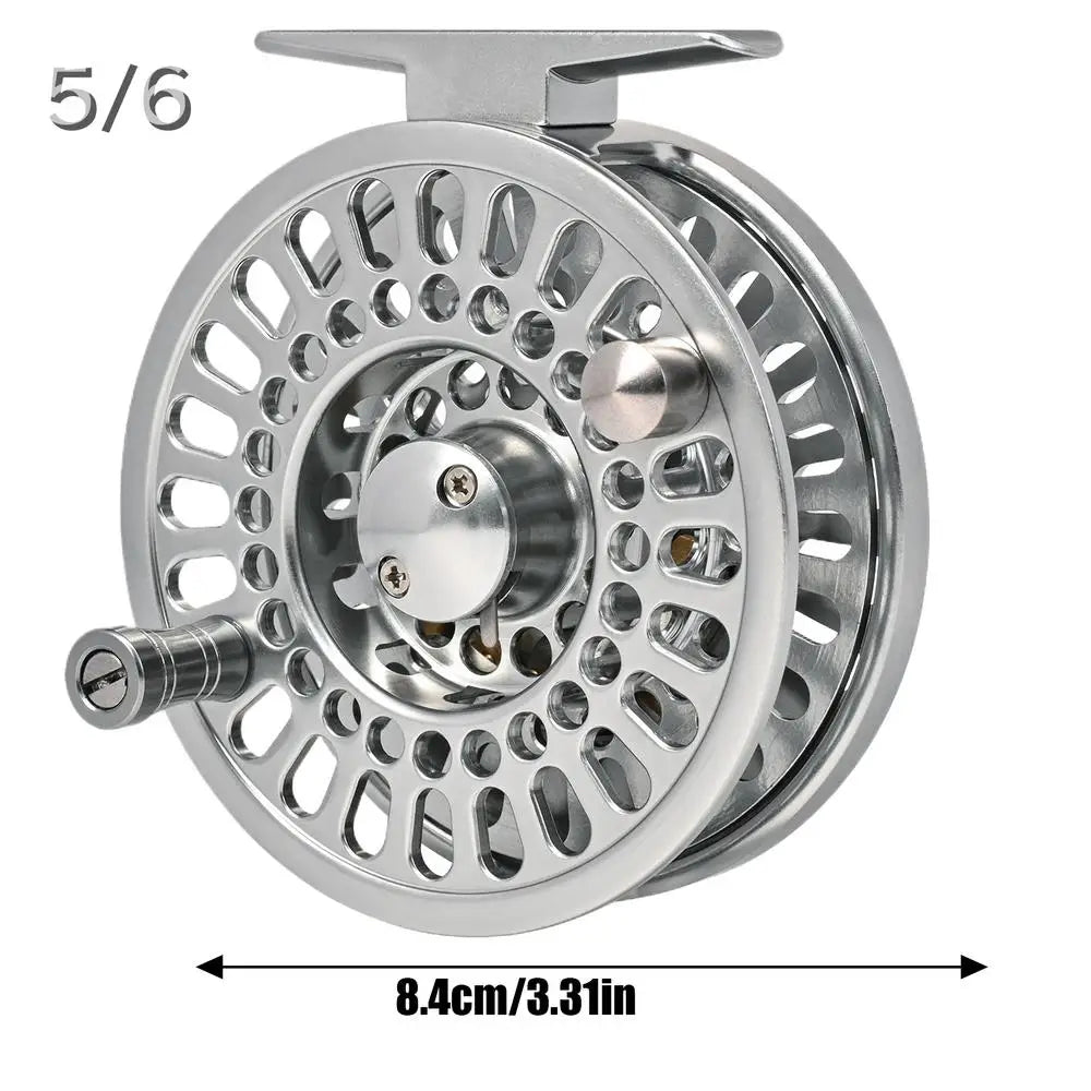 Fly Fishing Reel Aluminum Alloy Fly Fishing Reel Fly Reel Spinnings Reels Fishing 1/2 3/4 5/6 7/8 WT Fly Reels Fishing Accessory