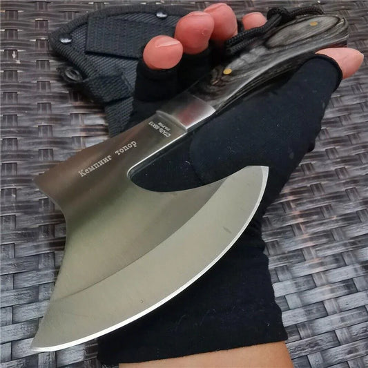 8.66 Inch Hand Forged Portable Stainless Steel Hunting Peeling Sharp Fruit Knife