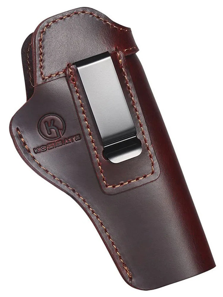 Kosibate Genuine Leather Concealed Carry 1911 Gun Holster Compatible with Colt/Springfield/Sig/Browning/S&W 1911