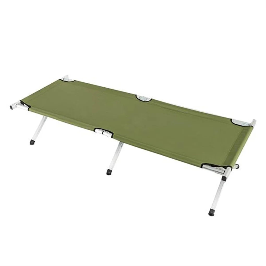 Camping Cot Portable Folding Bed Ultralight Aluminum Alloy Sleeping Cot for Outdoor Hiking Backpacking Travel with Carrying Bag