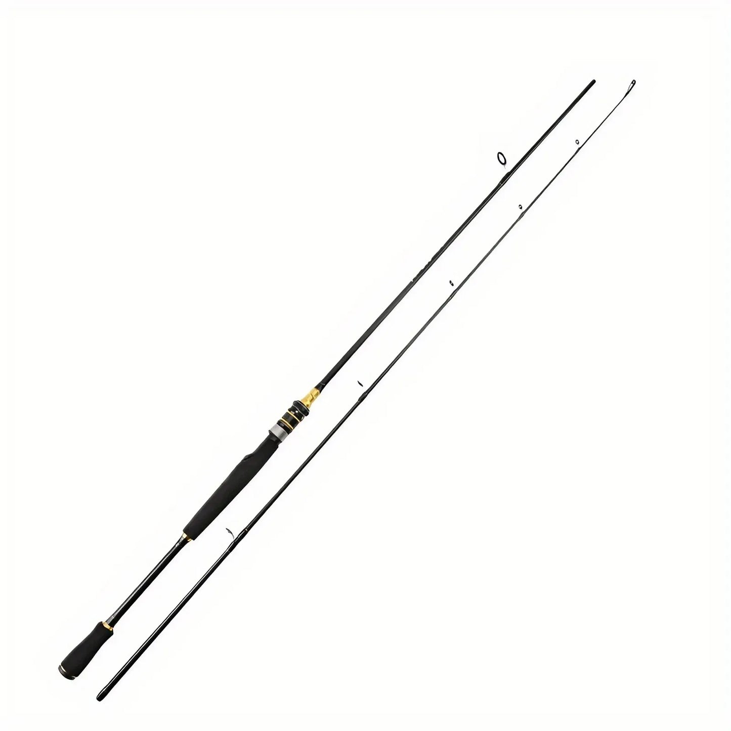 1PC 65" Lightweight High-Sensitivity Carbon Fiber Fishing Rod - Straight Handle Design for Fly & Drag Fishing