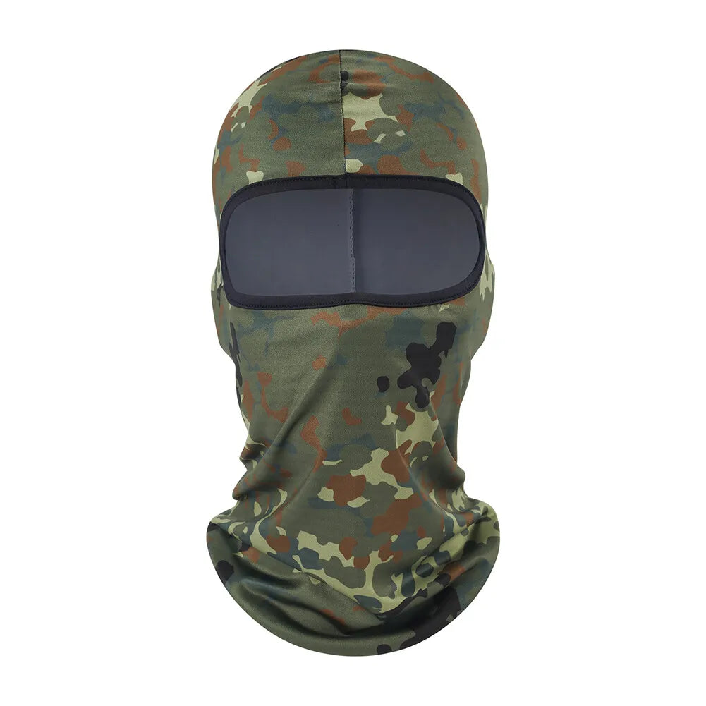 Tactical Military Camo Balaclava Ski Face Mask UV Protector for Man Women Hunting Fishing Motorcycle Windproof