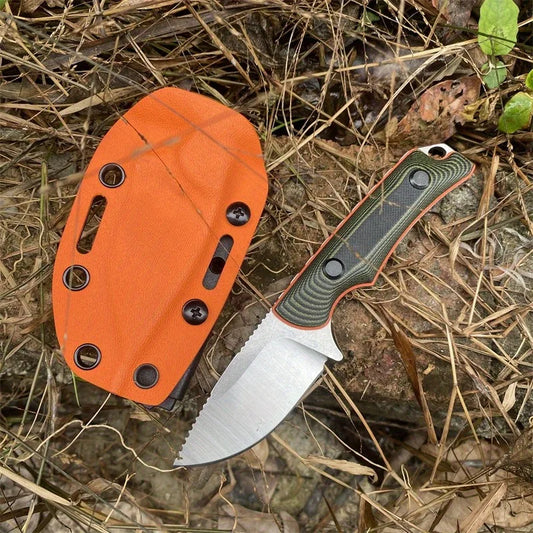 BM 15017 Two-tone G10Handle 8Cr13Mov Blade Fixed Blade Straight Knife Outdoor Adventure Hunting Self-defense EDC Fighting Knives